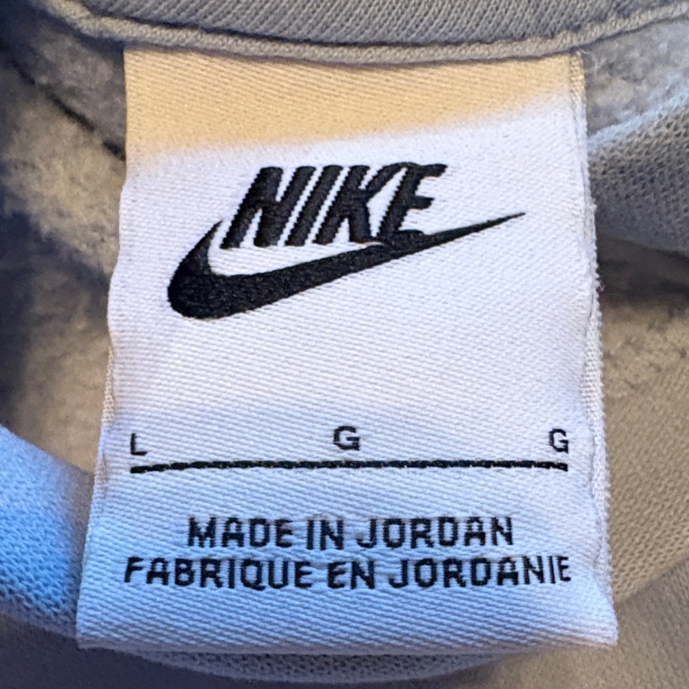 Nike Kids Light Blue Hoodie Sweatshirt - Picture 2 of 2